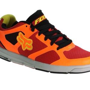 Fox Men's Orange and Black Sneakers